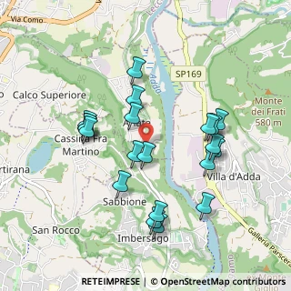 Mappa Via Cazzulino, 23898 Imbersago LC, Italia (0.9085)