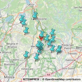 Mappa Via Cazzulino, 23898 Imbersago LC, Italia (6.38111)