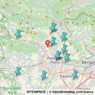 Mappa Via Borgogna, 24030 Brembate di Sopra BG, Italia (4.075)