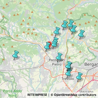 Mappa Via Borgogna, 24030 Brembate di Sopra BG, Italia (4.04929)