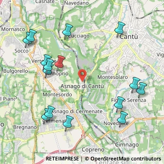 Mappa Via Indipendenza, 22063 Cantù CO, Italia (2.608)