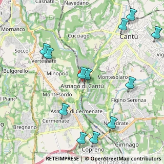 Mappa Via Indipendenza, 22063 Cantù CO, Italia (2.55833)