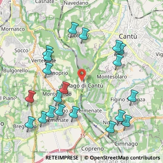 Mappa Via Indipendenza, 22063 Cantù CO, Italia (2.5015)