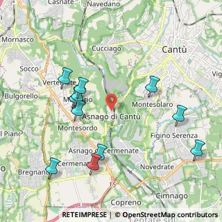Mappa Via Indipendenza, 22063 Cantù CO, Italia (2.12333)