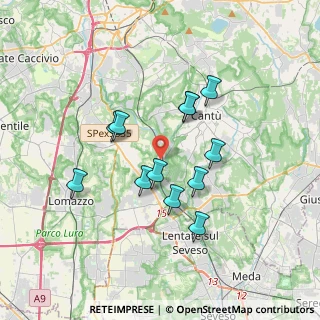 Mappa Via Indipendenza, 22063 Cantù CO, Italia (3.00083)