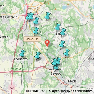 Mappa Via Indipendenza, 22063 Cantù CO, Italia (4.01667)