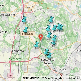 Mappa Via Indipendenza, 22063 Cantù CO, Italia (3.33385)