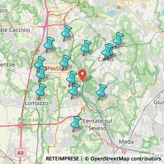 Mappa Via Indipendenza, 22063 Cantù CO, Italia (3.69071)
