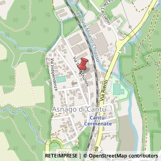 Mappa Via Duzioni, 28, 22063 Cantù, Como (Lombardia)