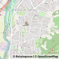Kaart Villa di Serio