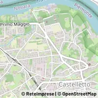 Map Castelletto sopra Ticino