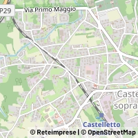 地图 Castelletto sopra Ticino
