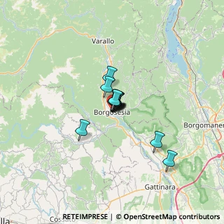 Mappa Via Giuseppe Mazzini, 13011 Borgosesia VC, Italia (2.91833)