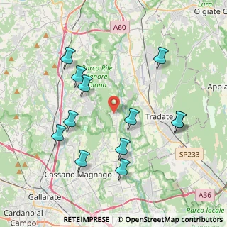 Mappa Via Pra' Collegio, 21050 Castelseprio VA, Italia (4.16083)