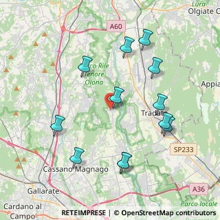 Mappa Via Pra' Collegio, 21050 Castelseprio VA, Italia (4.16333)