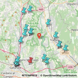 Mappa Via Pra' Collegio, 21050 Castelseprio VA, Italia (5.326)