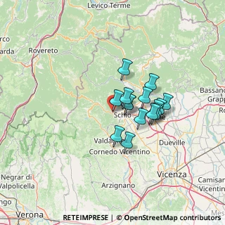 Mappa Via Giacomo Zanella, 36036 Torrebelvicino VI, Italia (9.35467)