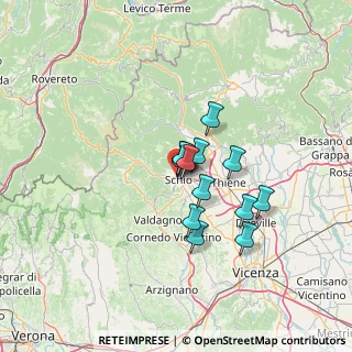 Mappa Via San Rocco, 36015 Schio VI, Italia (8.89308)