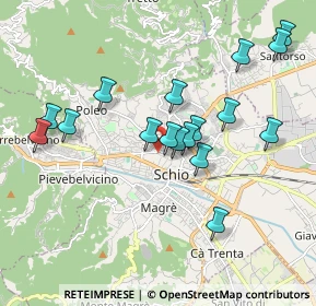 Mappa Via 36015, 36015 Schio VI, Italia (1.82706)