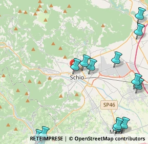 Mappa Via 36015, 36015 Schio VI, Italia (6.27067)