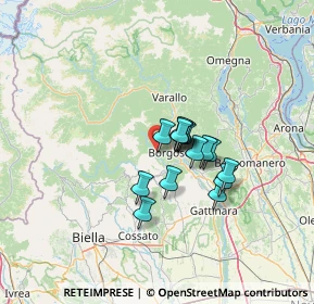 Mappa Via Sant'Antonio, 13010 Postua VC, Italia (8.62667)