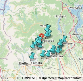 Mappa Via Sant'Antonio, 13010 Postua VC, Italia (10.4855)