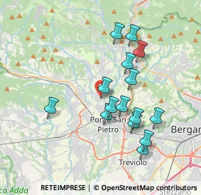 Mappa Via Don Gotti, 24030 Brembate di Sopra BG, Italia (3.374)