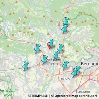 Mappa Via Don Gotti, 24030 Brembate di Sopra BG, Italia (3.69273)