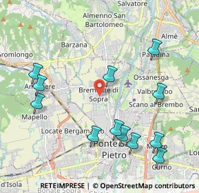 Mappa Via Don Gotti, 24030 Brembate di Sopra BG, Italia (2.3275)