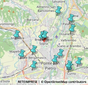 Mappa Via Don Gotti, 24030 Brembate di Sopra BG, Italia (2.136)