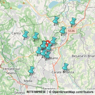 Mappa Via Don Guanella, 22060 Arosio CO, Italia (3.02643)