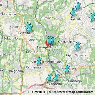 Mappa Via Primo Maggio, 22063 Cantù CO, Italia (2.57917)