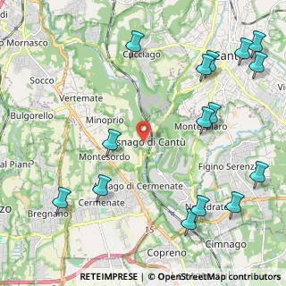 Mappa Via Primo Maggio, 22063 Cantù CO, Italia (2.84733)