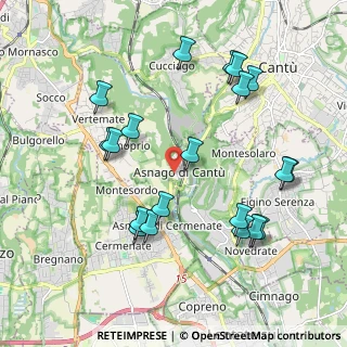 Mappa Via Primo Maggio, 22063 Cantù CO, Italia (2.1135)