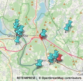 Mappa Via Sempione, 21029 Vergiate VA, Italia (4.358)