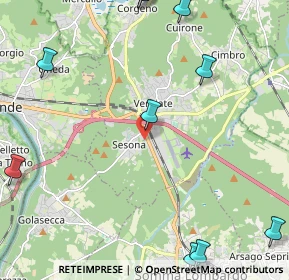 Mappa Via Sempione, 21029 Vergiate VA, Italia (3.22818)