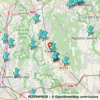 Mappa Via Alessandro Manzoni, 21049 Tradate VA, Italia (5.645)
