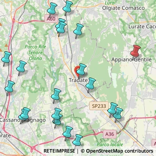 Mappa Via Alessandro Manzoni, 21049 Tradate VA, Italia (5.919)