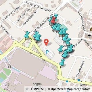 Mappa Via Pier Celestino Gilardi, 13011 Borgosesia VC, Italia (0.1037)