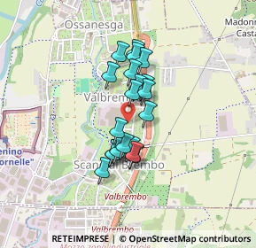 Mappa Via Roma, 24030 Valbrembo BG, Italia (0.3)