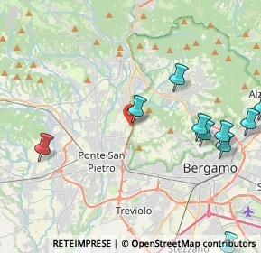 Mappa Via Roma, 24030 Valbrembo BG, Italia (5.7675)