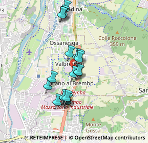 Mappa Via Roma, 24030 Valbrembo BG, Italia (0.782)