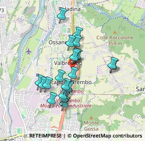 Mappa Via Roma, 24030 Valbrembo BG, Italia (0.756)