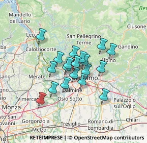 Mappa Via Roma, 24030 Valbrembo BG, Italia (9.30158)