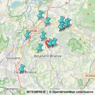 Mappa Via Vittorio Veneto, 20045 Besana In Brianza MB, Italia (3.50923)