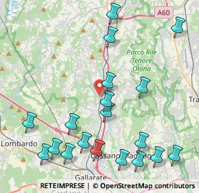 Mappa Via Felice Casorati, 21041 Albizzate VA, Italia (5.02579)