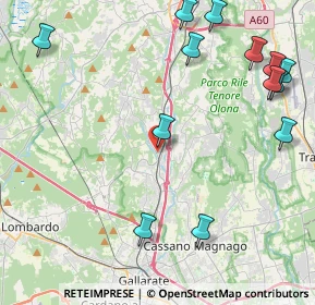 Mappa Via Felice Casorati, 21041 Albizzate VA, Italia (5.48615)
