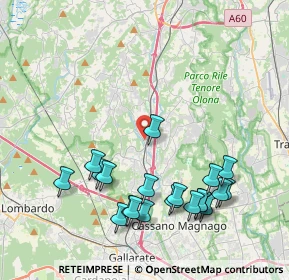 Mappa Via Felice Casorati, 21041 Albizzate VA, Italia (4.462)