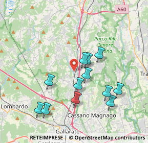 Mappa Via Felice Casorati, 21041 Albizzate VA, Italia (3.58167)