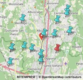 Mappa Via Felice Casorati, 21041 Albizzate VA, Italia (2.28133)